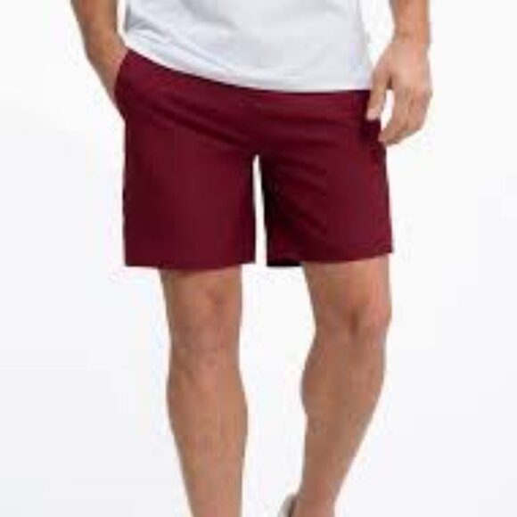 Swet Tailor EveryDay Chino Short in Oxblood  Mens Size 28 every day NWT - Picture 3 of 7